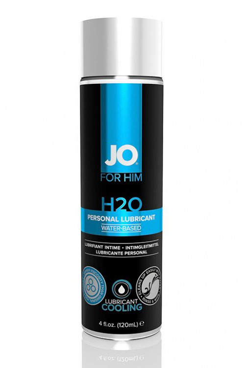 Мужской охлаждающий лубрикант на водной основе JO for Men H2O Cooling - 120 мл.