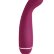 Фиолетовый вибромассажер Intro 6 Purple для G-массажа - 17 см.