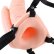 Полый страпон с двумя стволами 6  Double Penetrator Hollow Strap-On - 15 см.