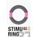 Серое эрекционное кольцо NEON STIMU RING 37MM GREY/PINK