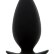 Чёрная анальная пробка BOOTYFUL ANAL PLUG MEDIUM BLACK - 9,8 см.