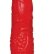 Красный вибратор Red Push с возвратно-поступательными движениями - 19,5 см.