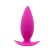 Розовая анальная пробка BOOTYFUL ANAL PLUG SMALL PINK - 9,5 см.