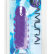 Закрытая фиолетовая насадка с пупырышками SAMURAI PENIS SLEEVE PURPLE - 14,5 см.