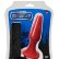 Красная анальная вибропробка с пультом управления MENZSTUFF 5INCH SLIM INTRUDER BUTT PLUG - 13 см.