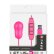 Розовый вибростимулятор с питанием от USB LET US-B 10 RHYTHMS BULLET LARGE PINK