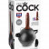 Мини-мяч с фаллической насадкой коричневого цвета и вибрацией Vibrating Mini Sex Ball with 7  Dildo - 17,7 см.