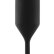 Чёрная пробка для ношения B-vibe Snug Plug 4 - 14 см.