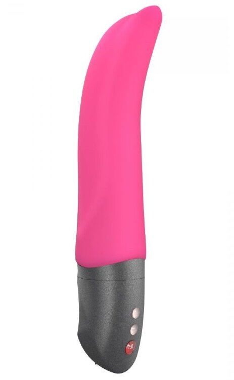Розовый вибратор с тонким кончиком Diva Dolphin - 19,4 см.