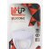 Белое эрекционное кольцо LIT-UP SILICONE STIMU RING 8