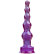 Фиолетовая анальная ёлочка SpectraGels Purple Anal Tool - 17,5 см.