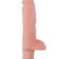 Телесный вибратор-реалистик на присоске REALSTUFF 7INCH VIBRATOR - 17,8 см.
