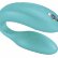 Голубой вибромассажер для пар We-Vibe Sync Aqua на радиоуправлении