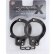 Чёрные наручники из листового металла BONDX METAL CUFFS BLACK