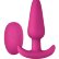 Розовая анальная вибропробка с пультом ДУ Luxe Zenith Wireless Plug Pink - 9,9 см.