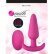 Розовая анальная вибропробка с пультом ДУ Luxe Zenith Wireless Plug Pink - 9,9 см.