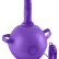 Фиолетовый надувной мяч с вибронасадкой Vibrating Mini Sex Ball - 15,2 см.