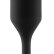 Чёрная пробка для ношения B-vibe Snug Plug 2 - 11,4 см.