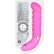 Розовый силиконовый вибростимулятор точки G PURRFECT SILICONE 6INCH 10FUNCTIONS - 15 см.