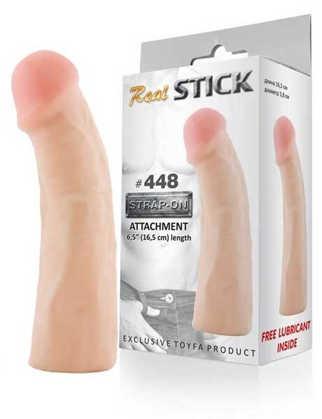 Фаллоимитатор-насадка RealStick #448 - 16,5 см.