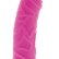 Ярко-розовый вибратор PURRFECT SILICONE CLASSIC 6.5INCH - 16,5 см.