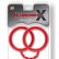 Красные силиконовые наручники BONDX SILICONE CUFFS