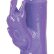 Вибромассажер-ротатор с клиторальным стимулятором PEARLESCENT RABBIT ROTATING/VIBRATING - 20,3 см.