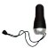 Черный водонепроницаемый мини-вибратор DISCRETION WIDE BODY BLACK - 6,5 см.