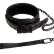 Фиолетово-чёрный ошейник с поводком BLAZE COLLAR AND LEASH PURPLE