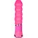Розовый вибростимулятор BOOTYFUL RIBBED VIBE PINK