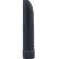 Чёрный классический вибратор AQUA SILK LADYFINGER BLACK - 12 см.