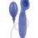 Помпа Waterproof Silicone Clitoral Pumps с вибрацией фиолетовая