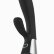Чёрный интерактивный вибратор Kiiroo Ohmibod Fuse - 18 см.