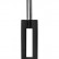 Чёрная шлёпалка Leather Gap Paddle - 35 см.