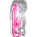 Розовый вибромассажёр типа rabbit из силикона PURRFECT SILICONE 7INCH - 18 см.