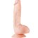 Реалистичный фаллоимитатор REALSTUFF DUO DENSITY DONG 8INCH - 20,5 см.