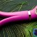 Ярко-розовый анатомический вибромассажер Fun Toys Gvibe 2 - 18 см.