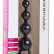 Чёрная анальная цепочка  Six Balls  Chain - 18,5 см.