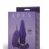 Фиолетовая анальная вибропробка APEX BUTT PLUG LARGE PURPLE - 15 см.