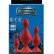 Набор из 3 красных анальных силиконовых втулок MENZSTUFF 3-PIECE ANAL PAWN SET
