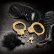 Набор Beginners Fantasy Kit из наручников, пуховки, маски и шлепалки