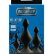 Набор из 3 чёрных анальных силиконовых втулок MENZSTUFF 3-PIECE ANAL PAWN SET