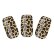 Набор лаковых полосок для ногтей Леопард Nail Foil