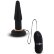 Чёрная анальная вибропробка APEX BUTT PLUG SMALL BLACK - 14 см.
