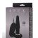 Чёрная анальная вибропробка APEX BUTT PLUG SMALL BLACK - 14 см.