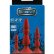 Набор из красных анальных силиконовых втулок MENZSTUFF 3-PIECE ANAL CONE SET