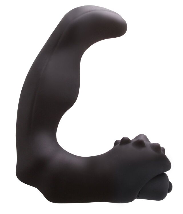 Большой черный анатомический массажер простаты Renegade Vibrating Massager II