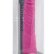 Розовый вибратор-реалистик с венками PURRFECT SILICONE CLASSIC 7.1INCH PINK  - 18 см.