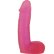 Розовый фаллоимитатор с мошонкой XSKIN 6 PVC DONG - 15,2 см.