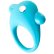 Голубое эрекционное силиконовое кольцо TOYFA A-Toys